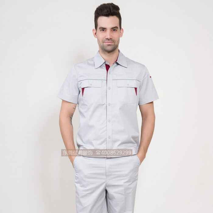 短袖工作服效果展示03